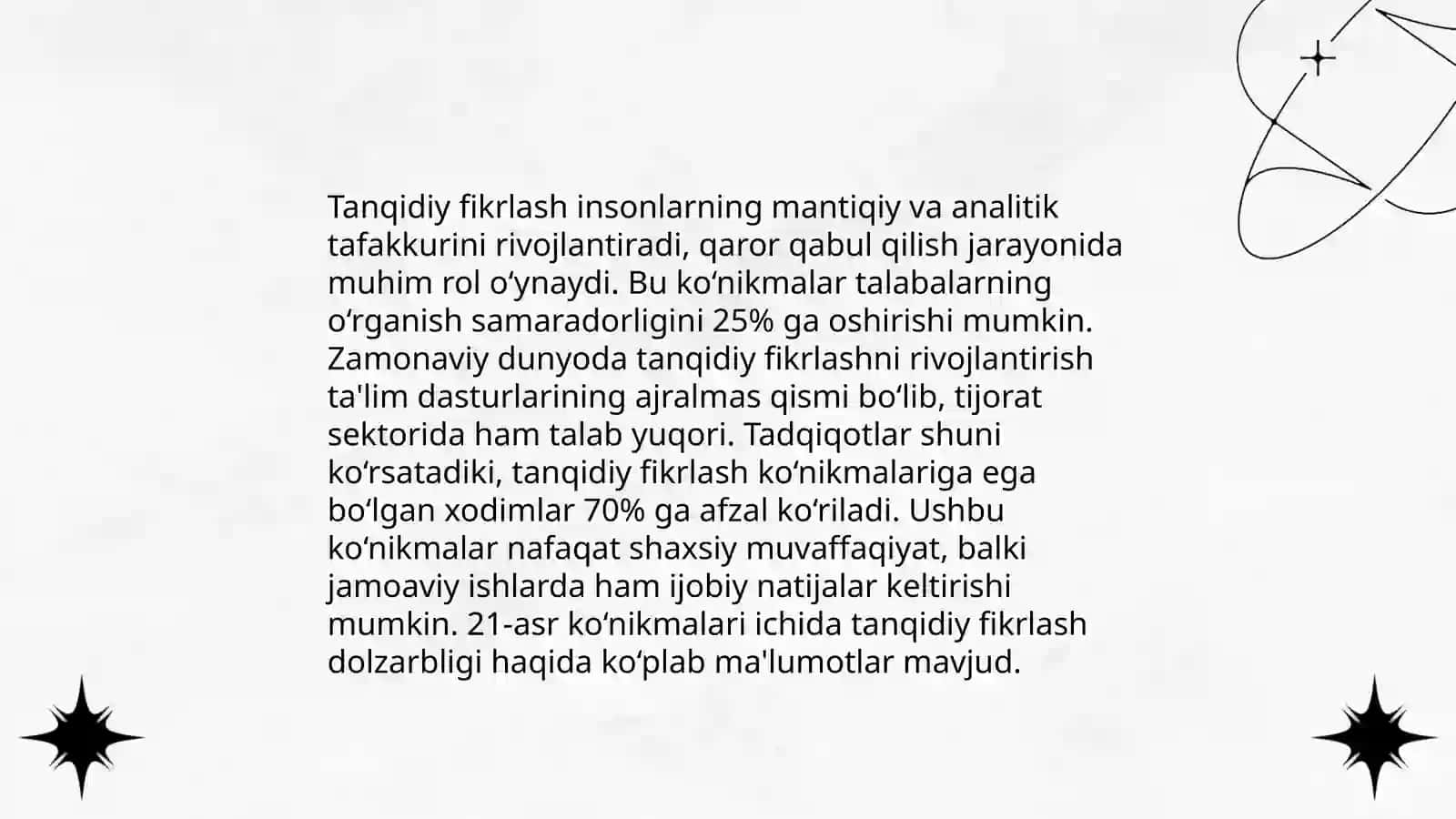 Tanqidiy fikrlash usullari 4