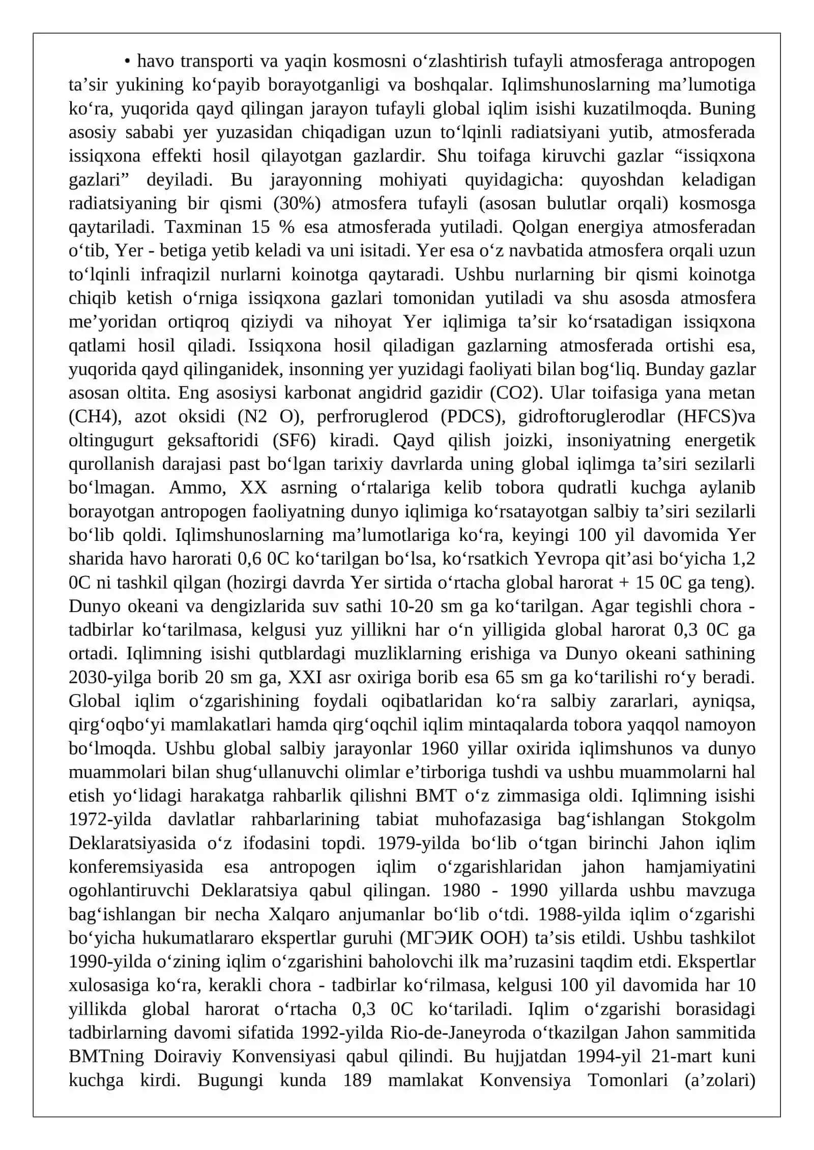 Iqlim o‘zgarishi va uning oqibatlari 4