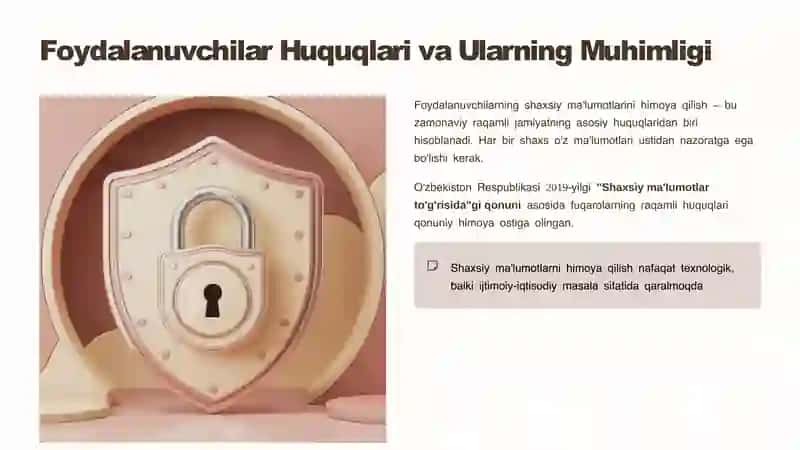 Tarmoq Texnologiyalari va Taqsimlangan Muhitda Foydalanuvchilar Huquqlarini Boshqarish 4