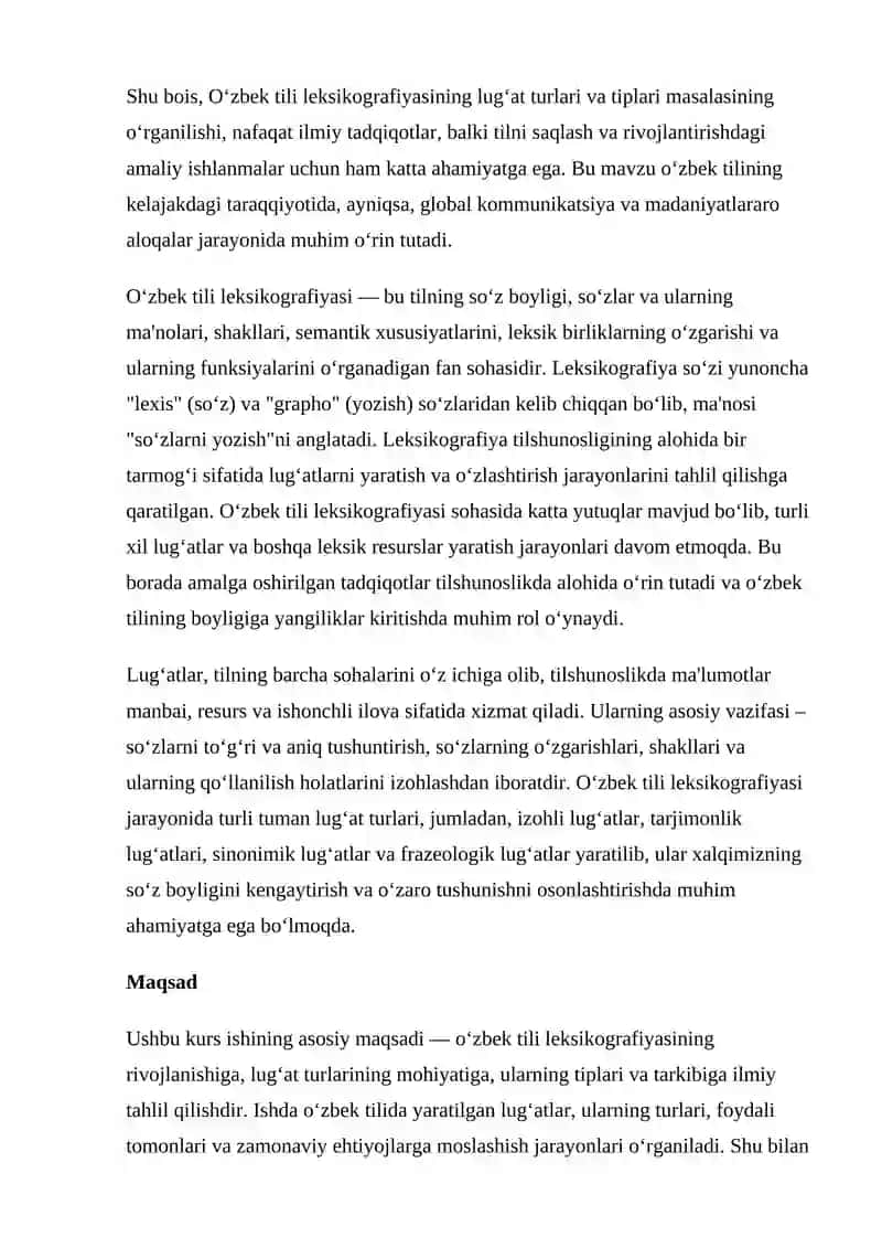 Lug'at turlari va tiplari 4