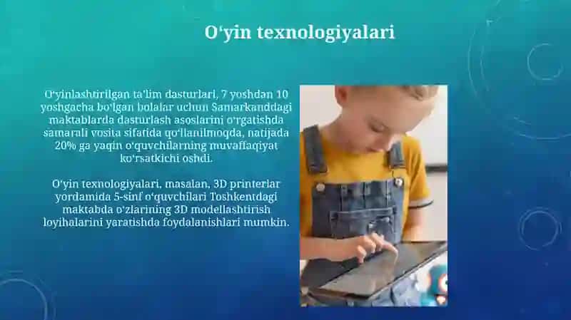 Boshlangʼich sinf texnalogiya fanining shakl va usullari 4