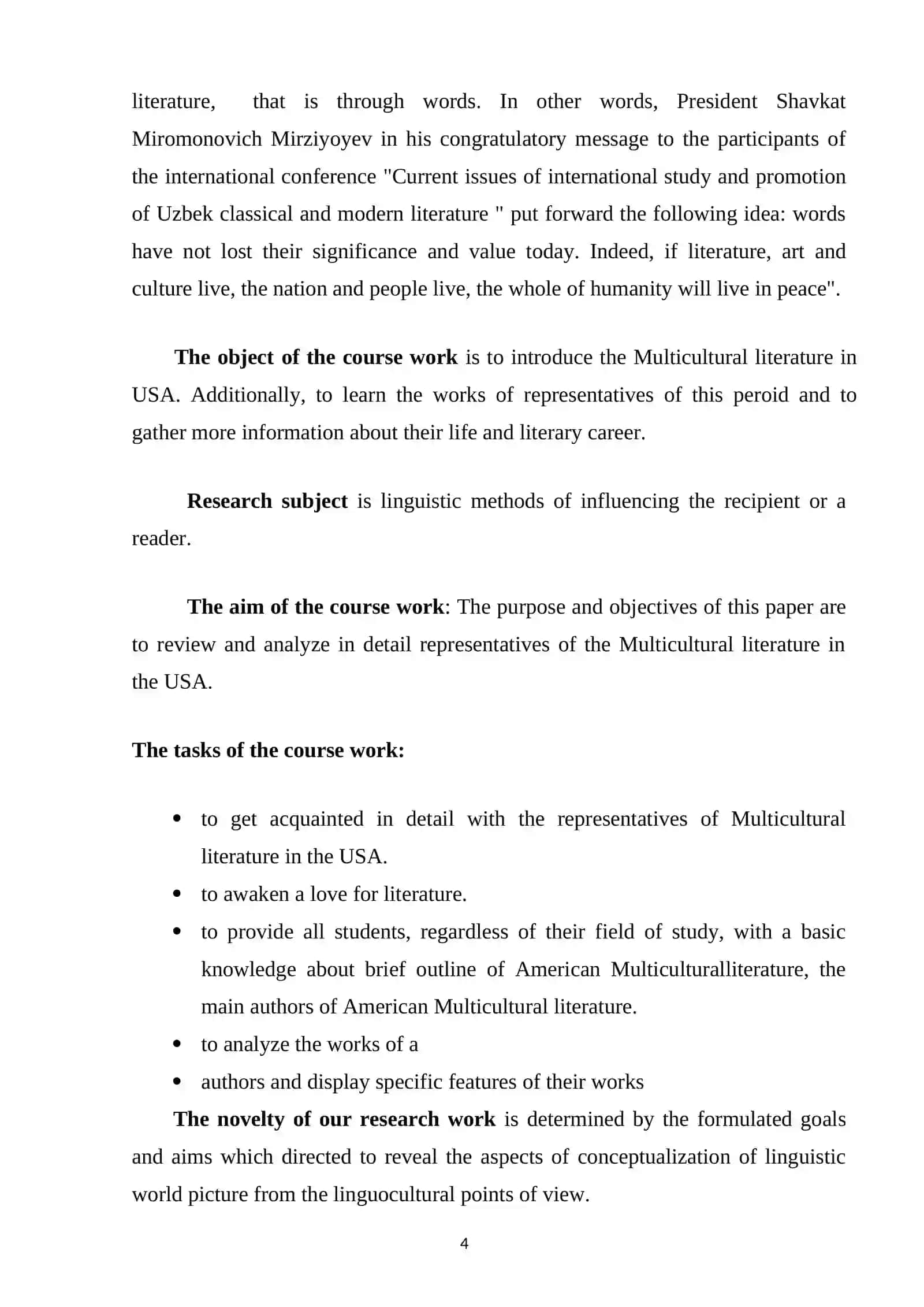Theme: The representatives of Multicultural literature in the USA 4