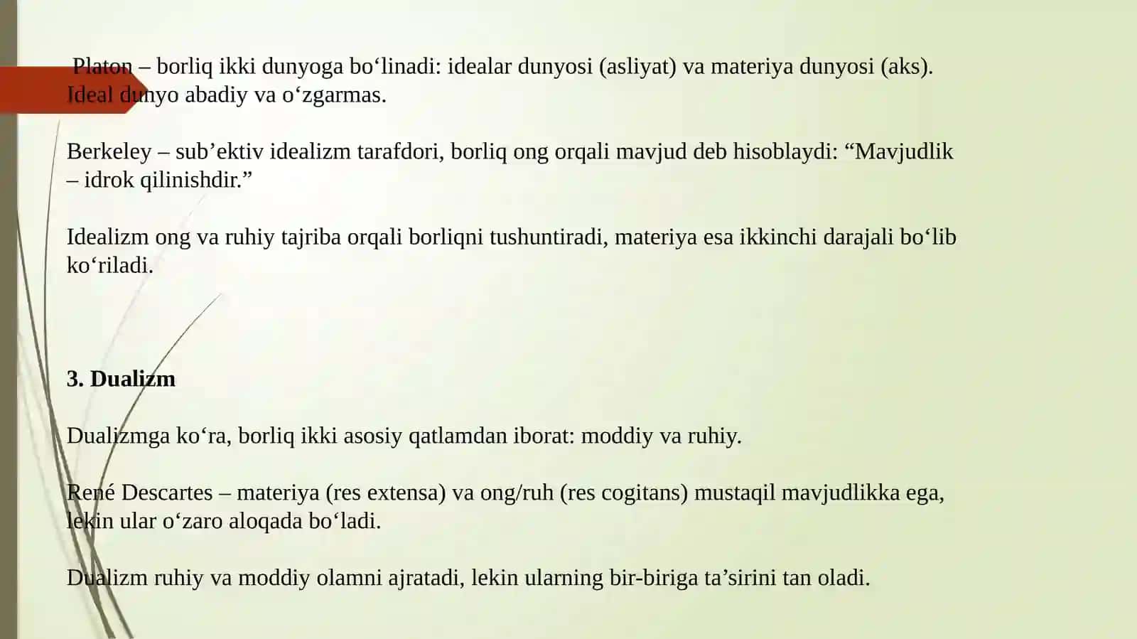FALSAFA FANIDAN MUSTAQIL ISH 4