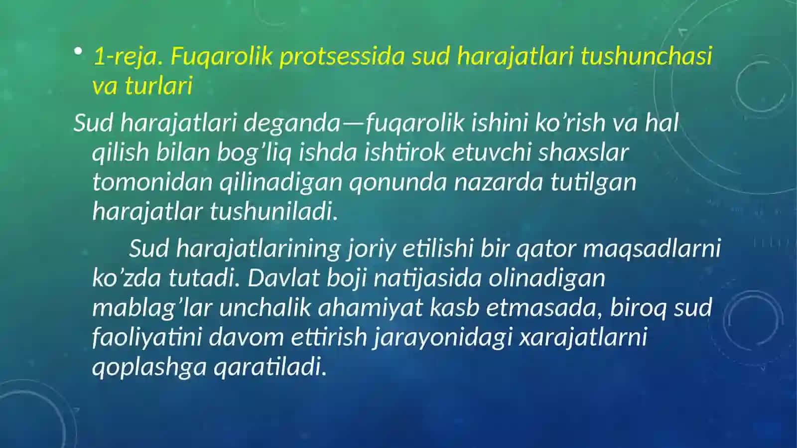 Sud harajatlari 4