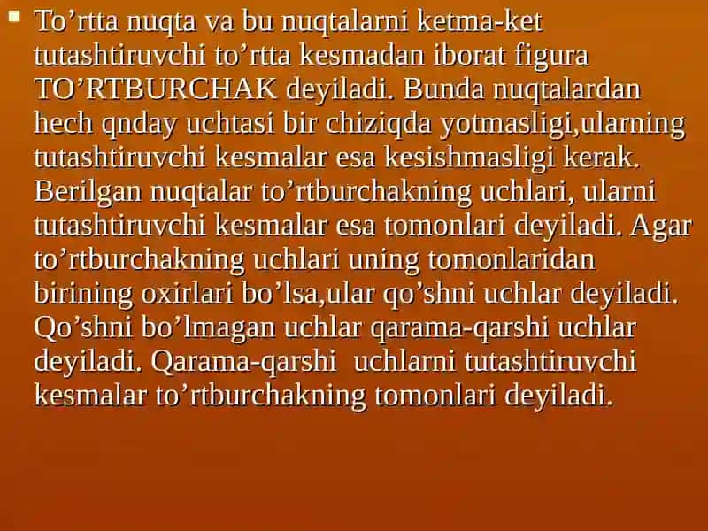 Ped o'lchash texnologiyalari 4