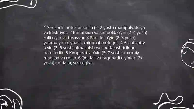 Oʼyin faoliyati 4