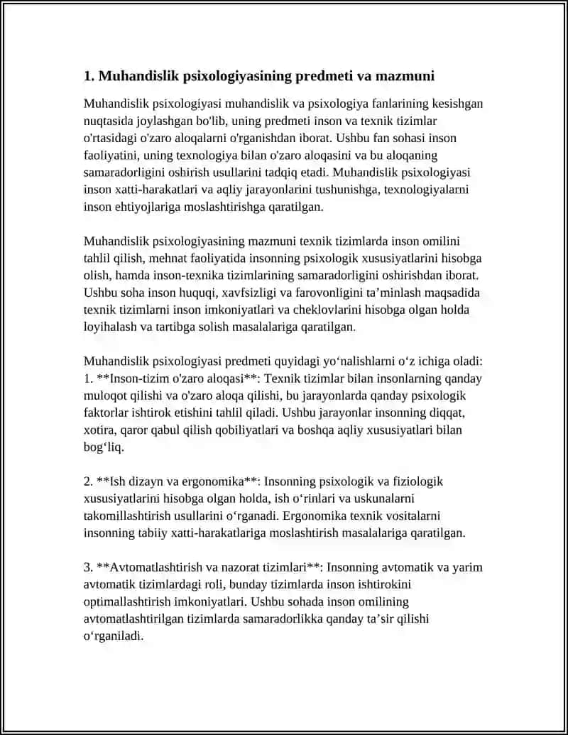 MUHANDISLIK PSIXOLOGOYASI 4