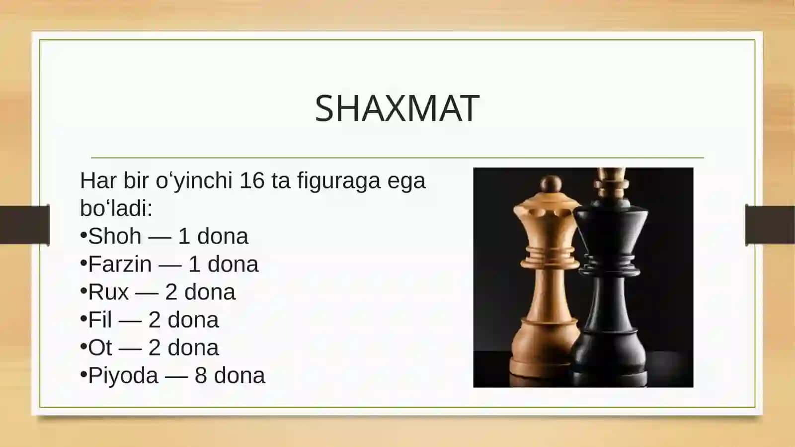 Shaxmat oʻynashni oʻrganamiz 4