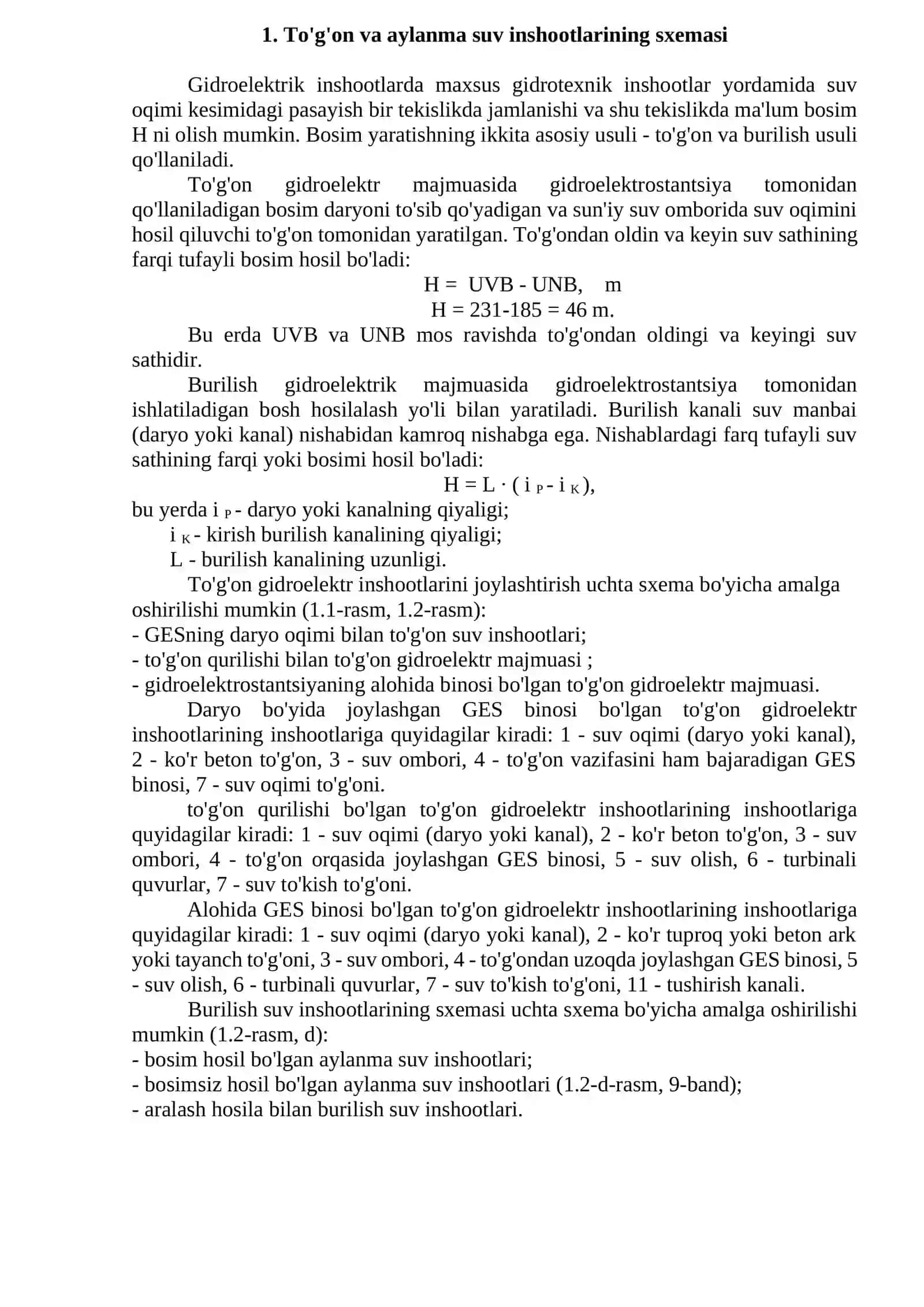 Gidroelektrostansiyalar 4