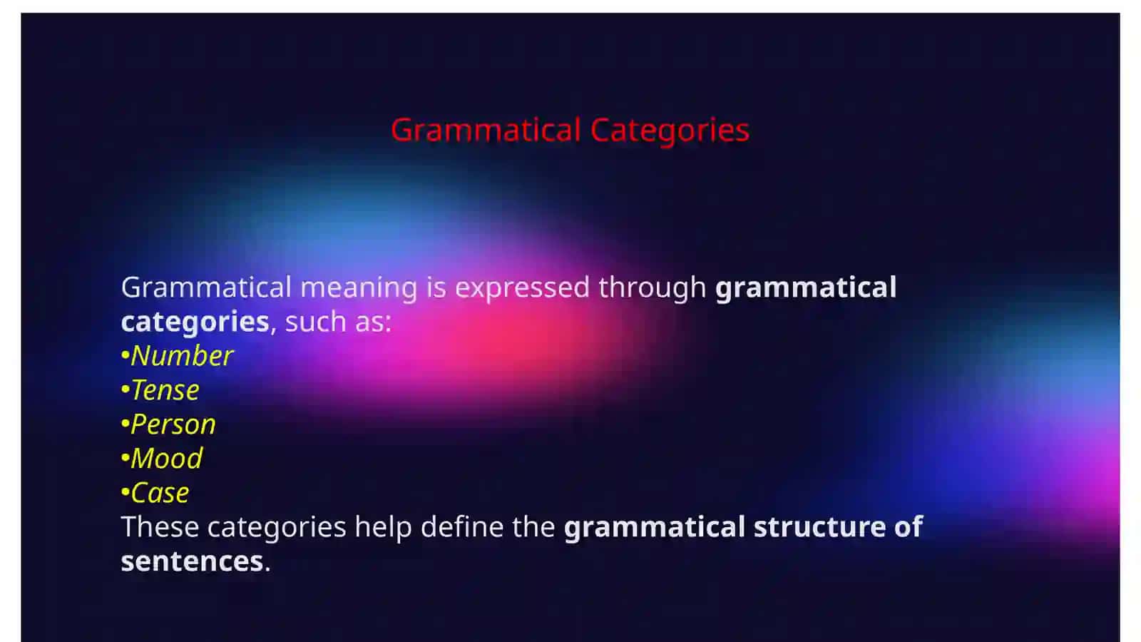 The Relationship of Grammatical Meaning with Semantics and Pragmatics 4