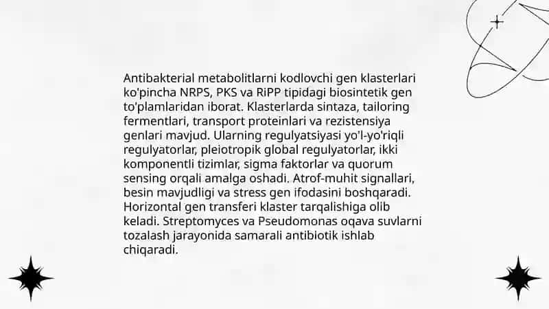 Mikroorganizmlarning antibiotik xususiyatlari 4