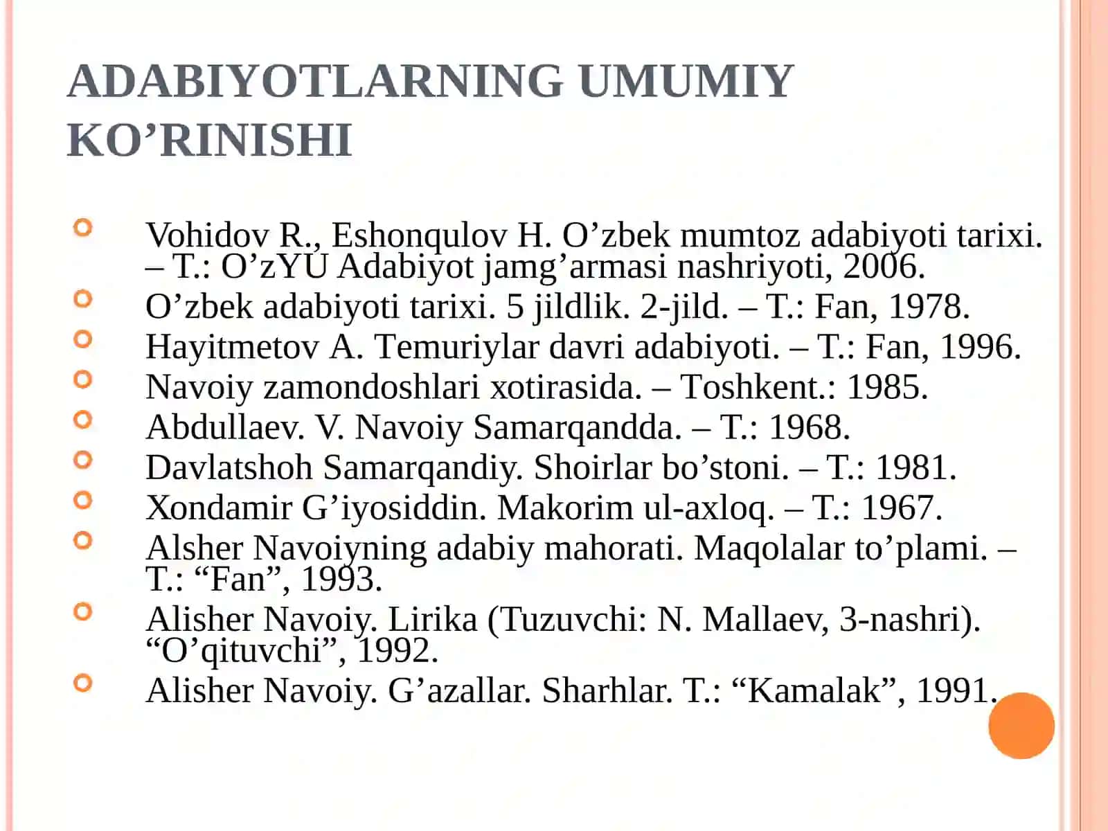 O'zbek mumtoz adabiyotiga kirish 4