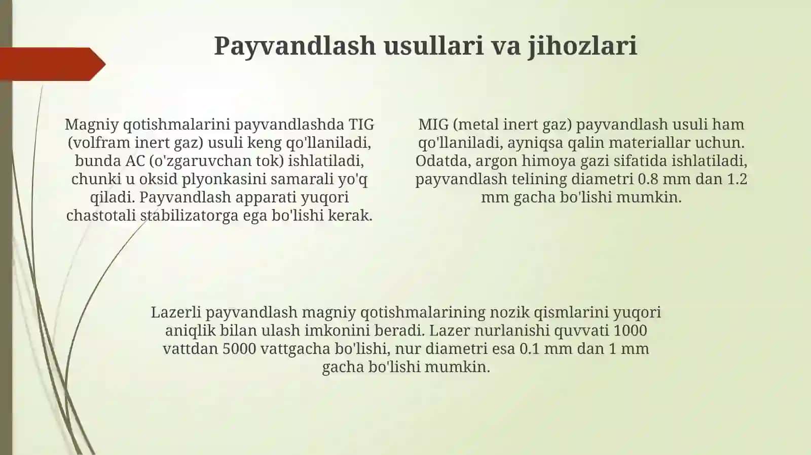Magniy qotishmalarini payvandlash 4