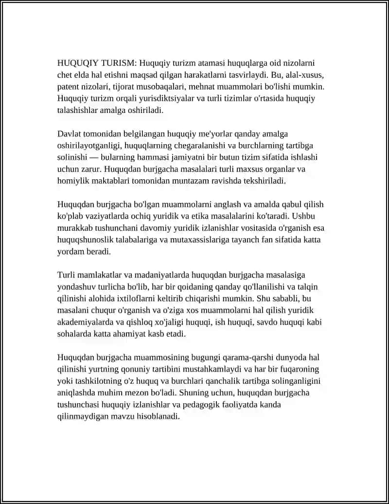 HUQUQDAN BURJGACHA 4