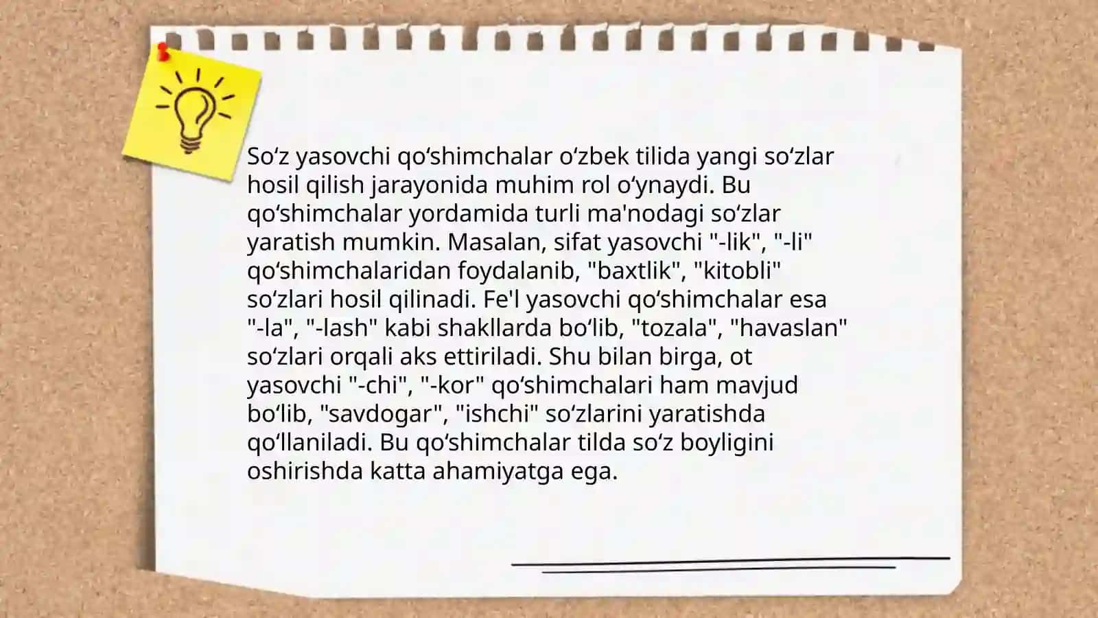 Soʻzning morfemik tarkibi 4