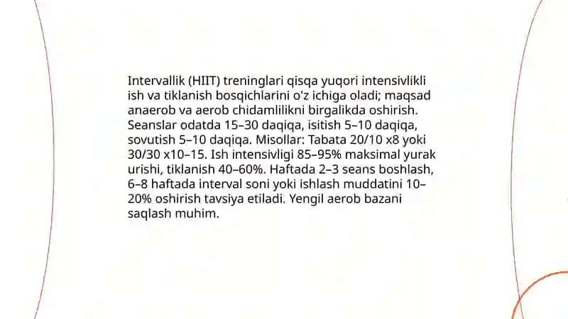 Chidamlilikni oshirish metodlari 4