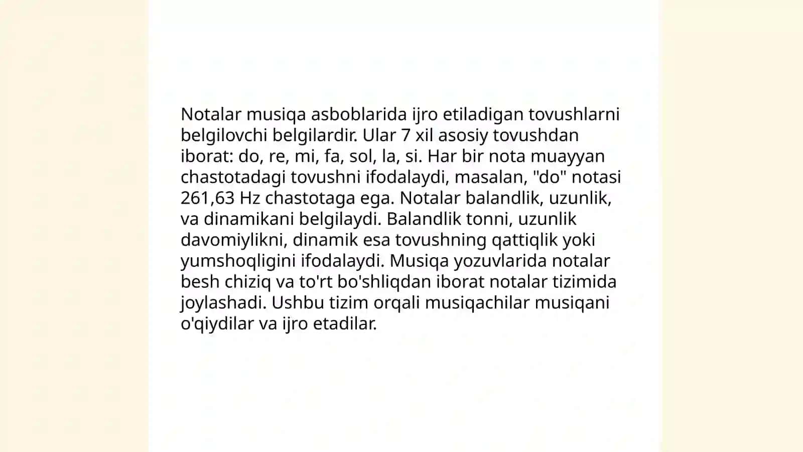 Musiqiy savodxonlik 4