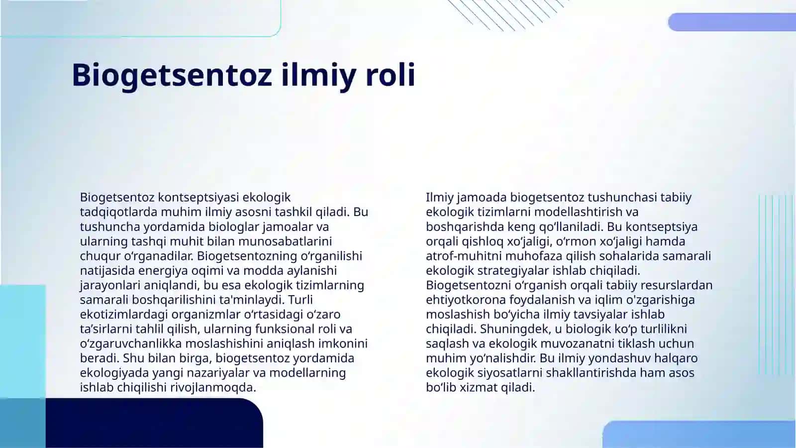 BIOGETSENTOZ VA UNING BIOGRAFIK TARKIBIY QISMLARI 4