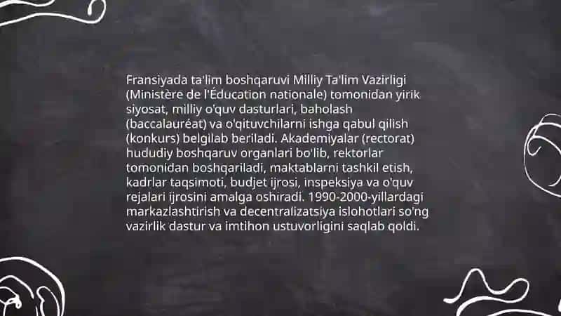 Fransiya ta'lim tizimi va undagi islohotlar 4