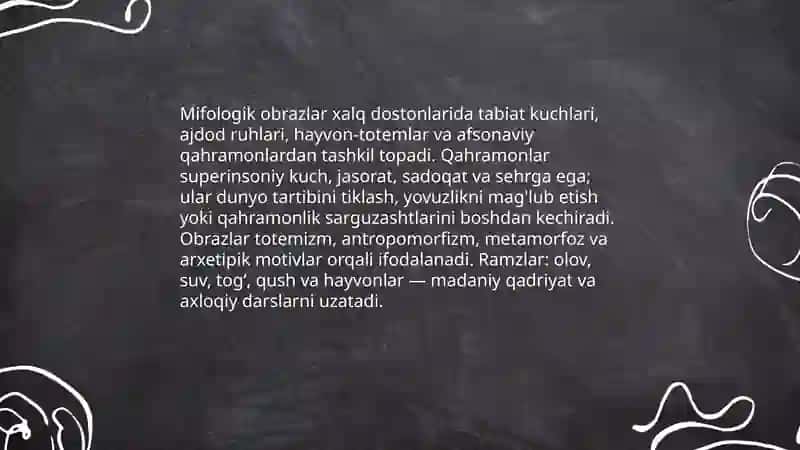Xalq dostonlari va mifologiya 4
