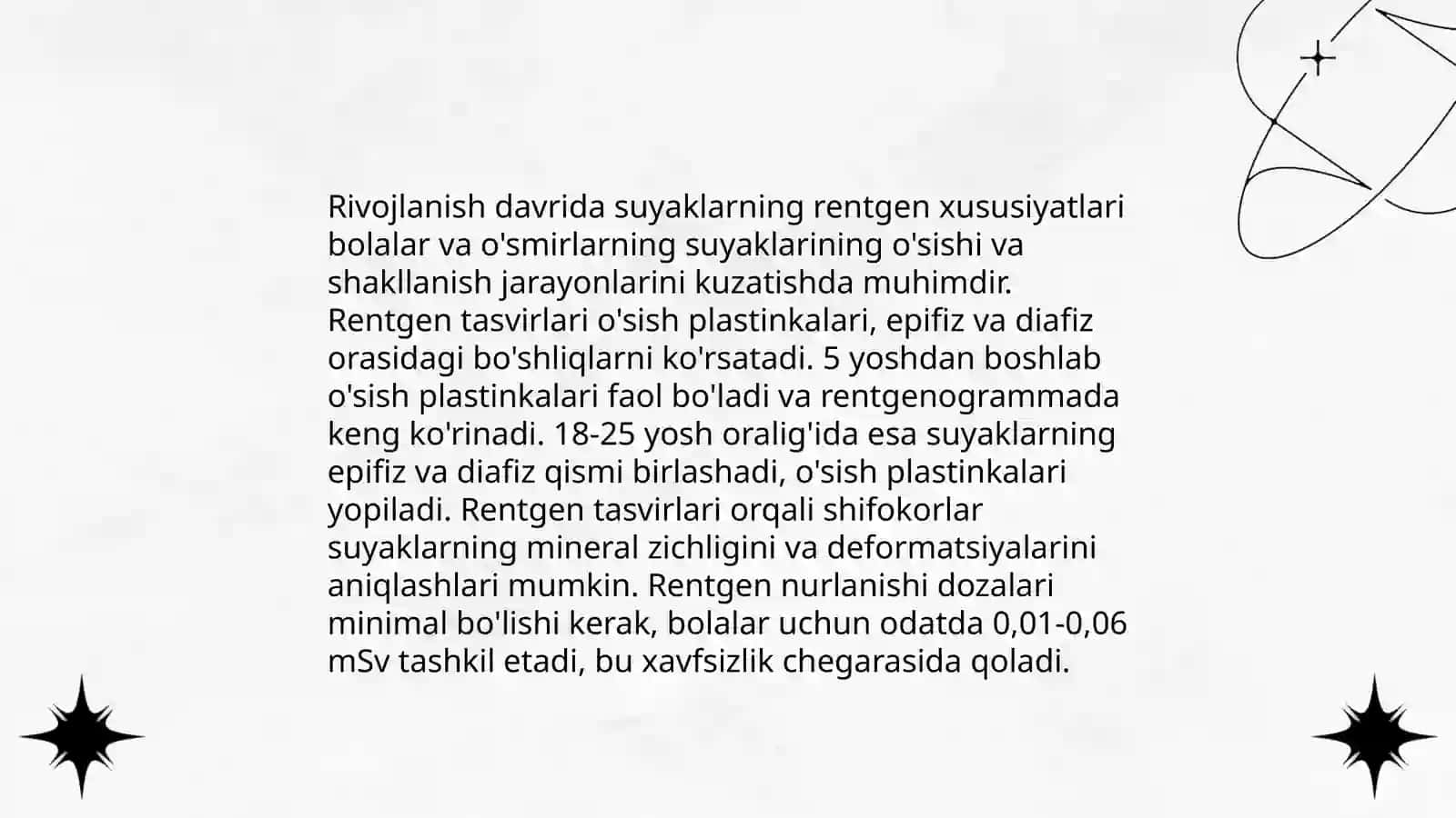 Skelet suyaklarining rentgenanatomiyasi 4