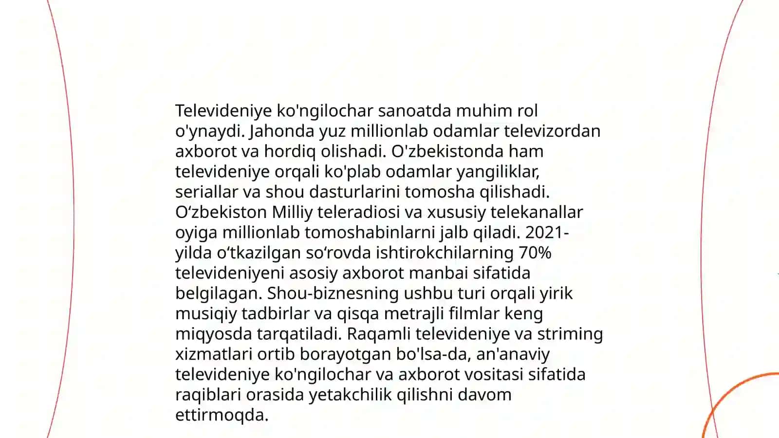Televidenie-ko'ngilochar sanoat sifatida 4