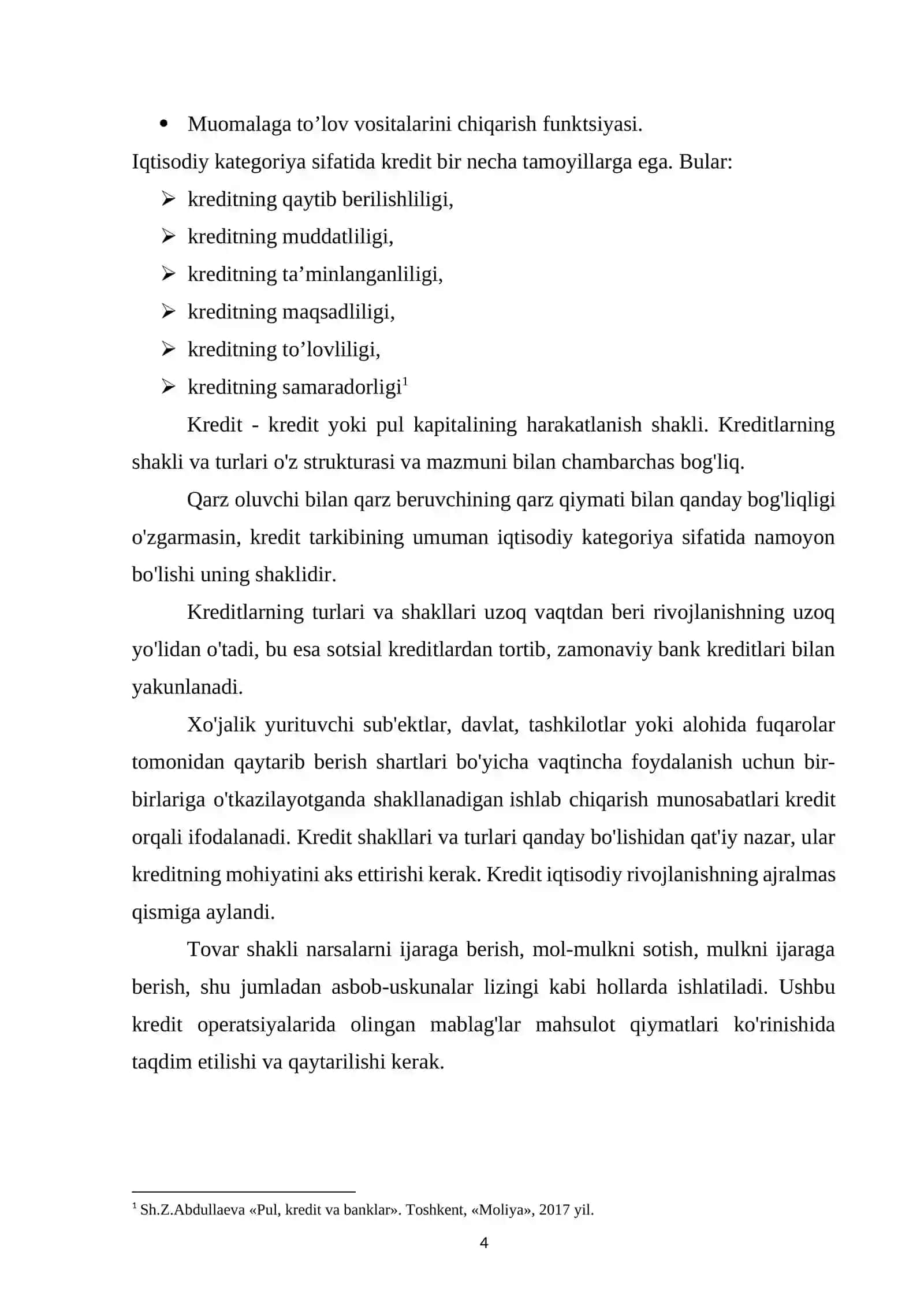 KREDIT OLISH TARTIBI 4