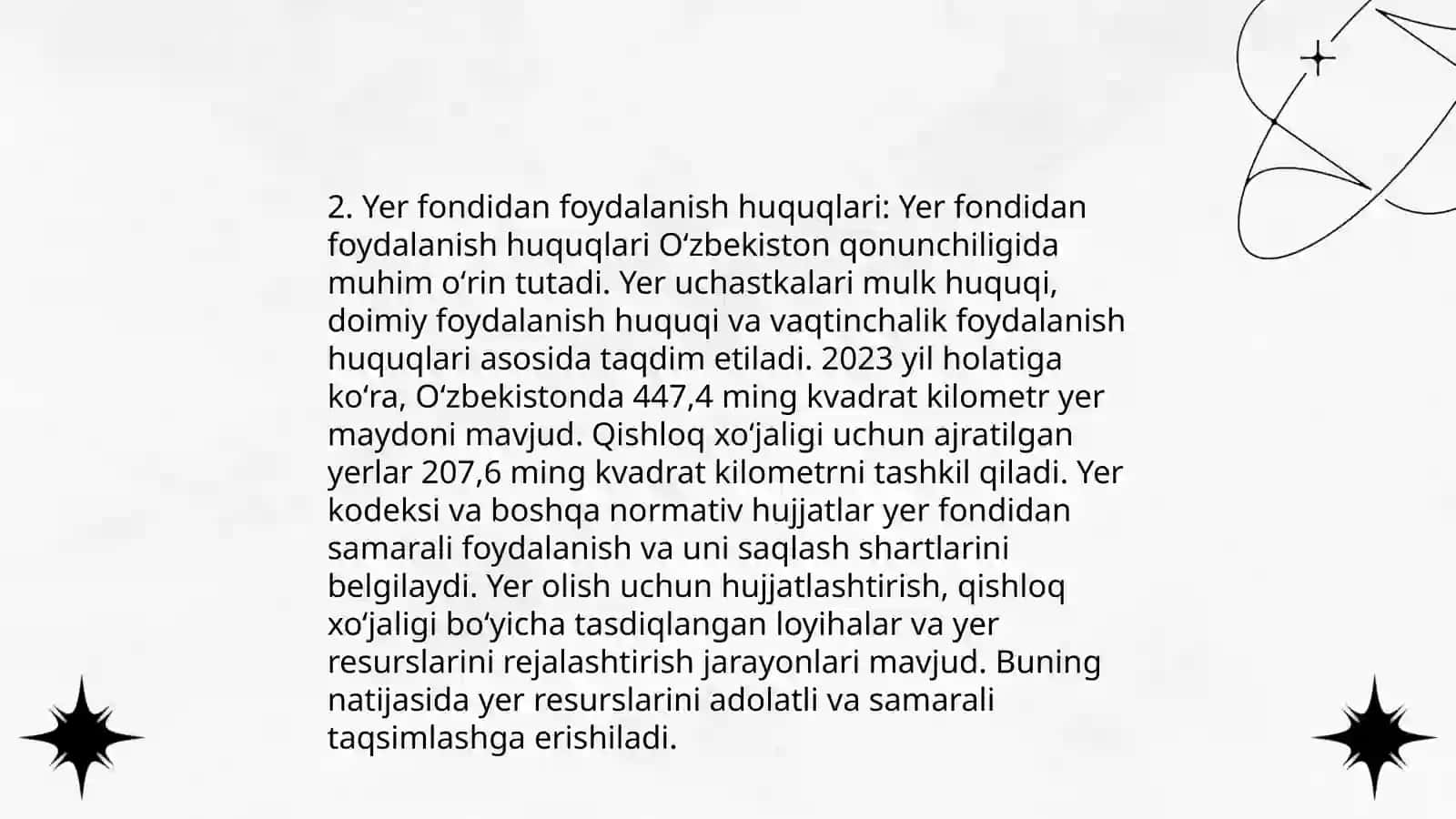 Yer fondining turlari 4