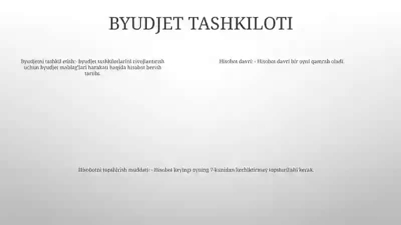 Pul Mablag'Lari Harakati To'G'Risida Hisobot 4