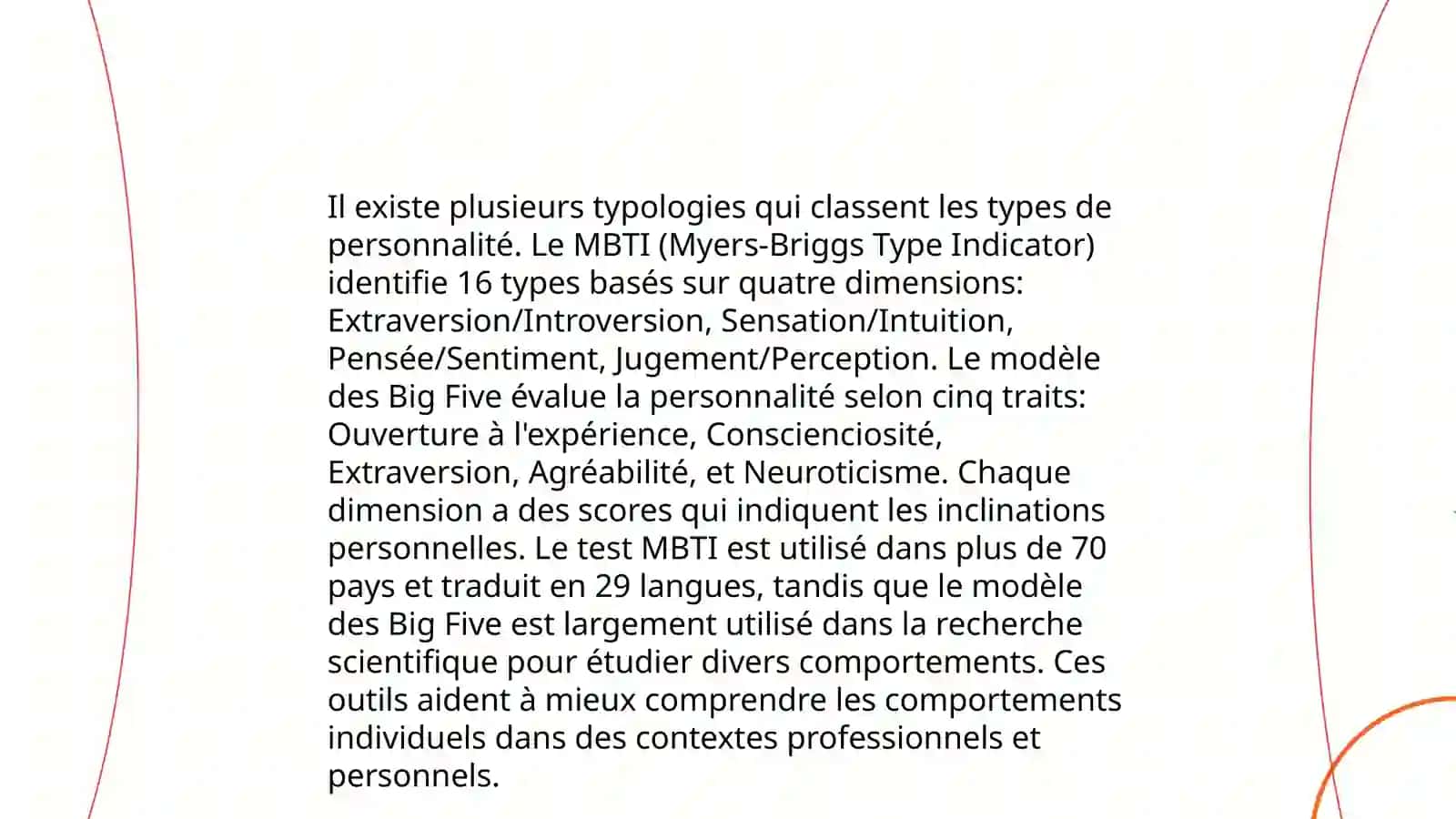 Traits de personnalité 4
