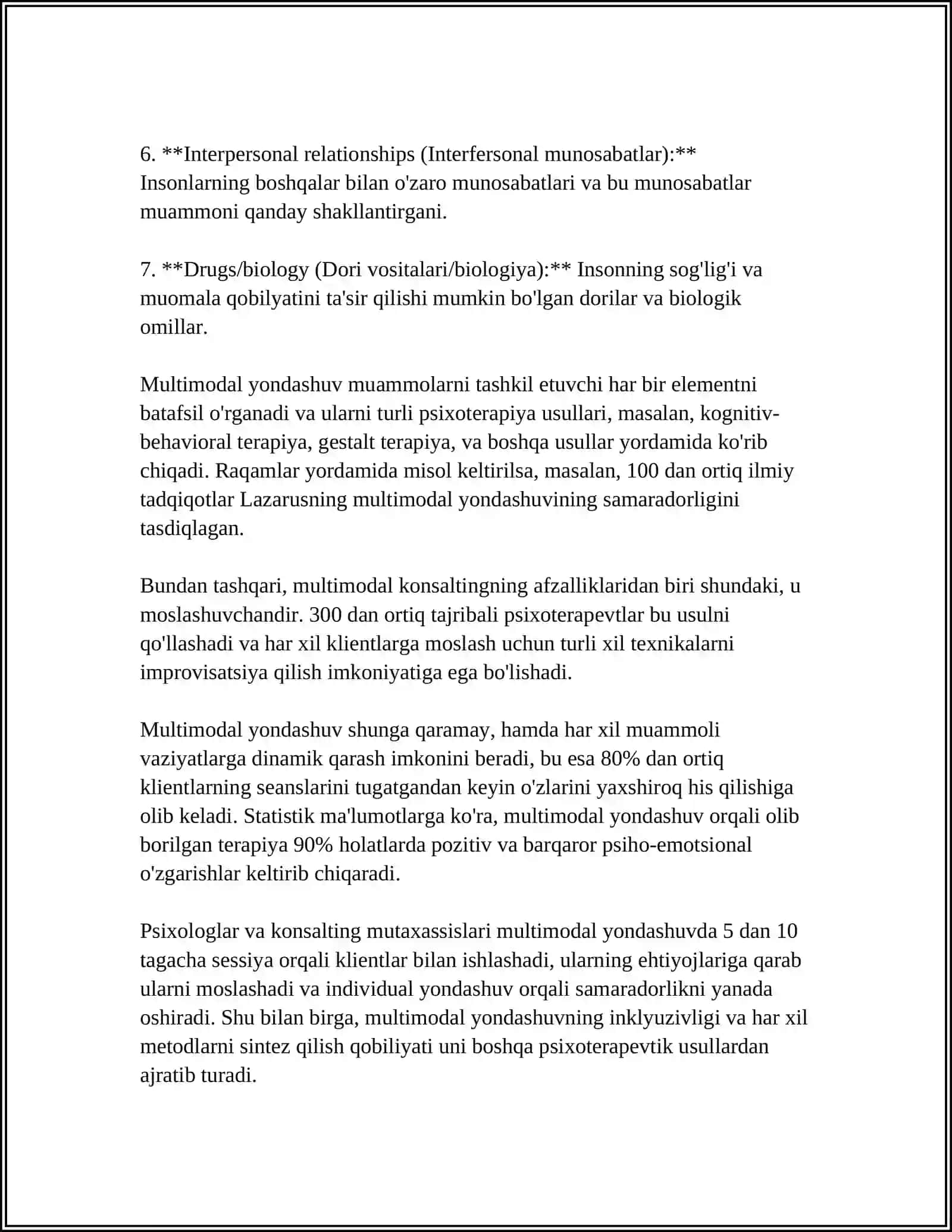 PSIXOLOGIK MULTIMODAL KONSULTATSIYA 4