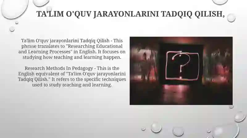 Pedagogika Fanining Tadqiqot Metodlari 4