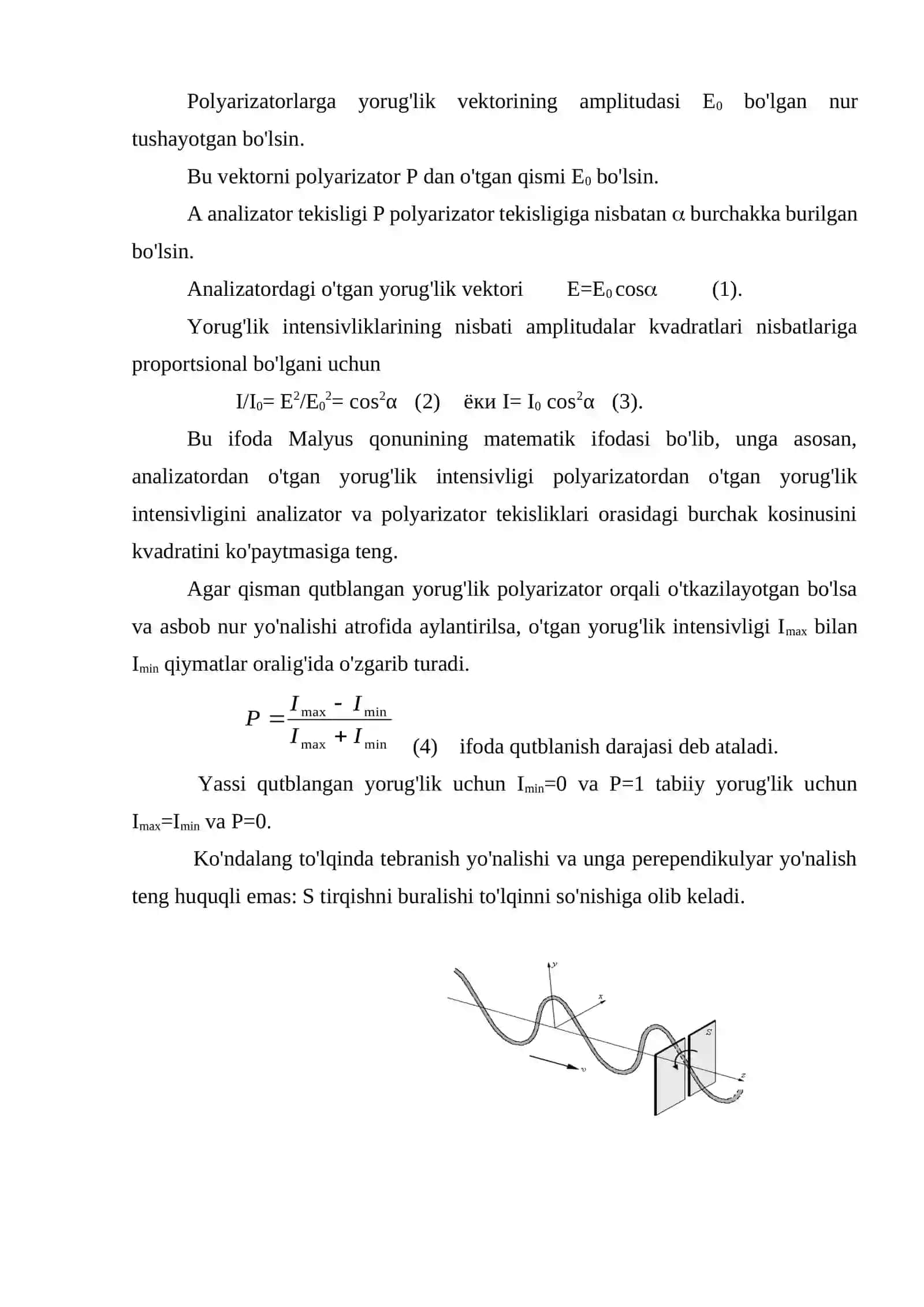 Yorug'likni kutblanishi va dispersiyasn 4