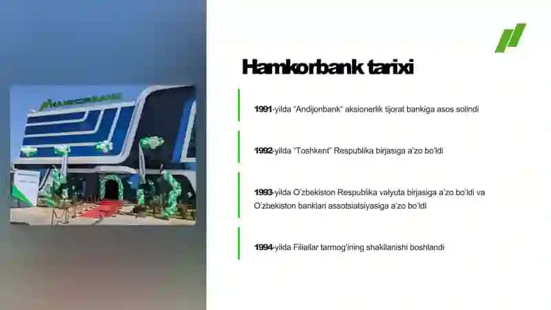 Hamkorbank tuzilmasi taqdimot 4