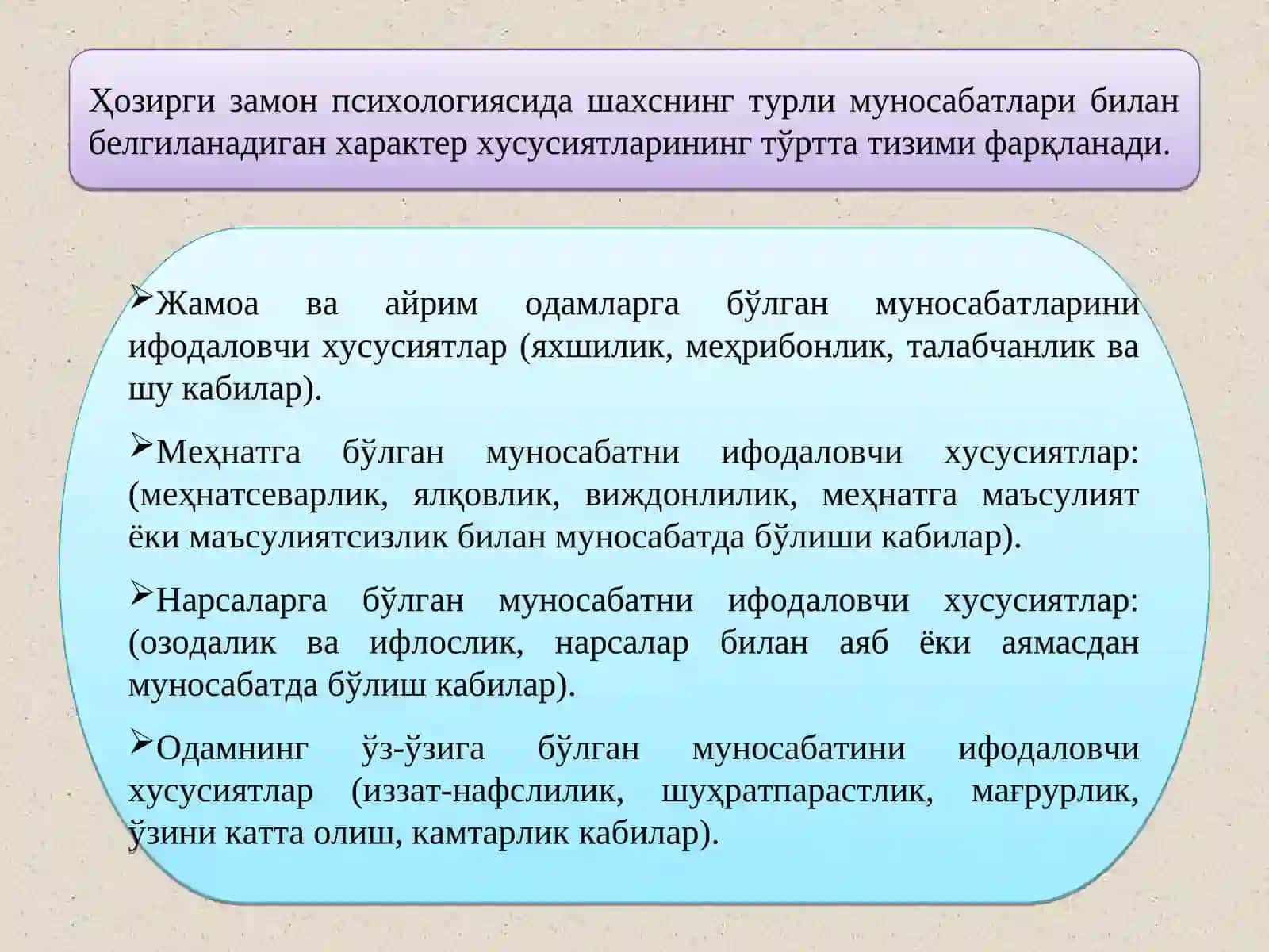 Характер 4