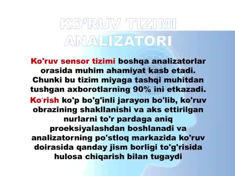 Ko‘ruv analizatorlari 4