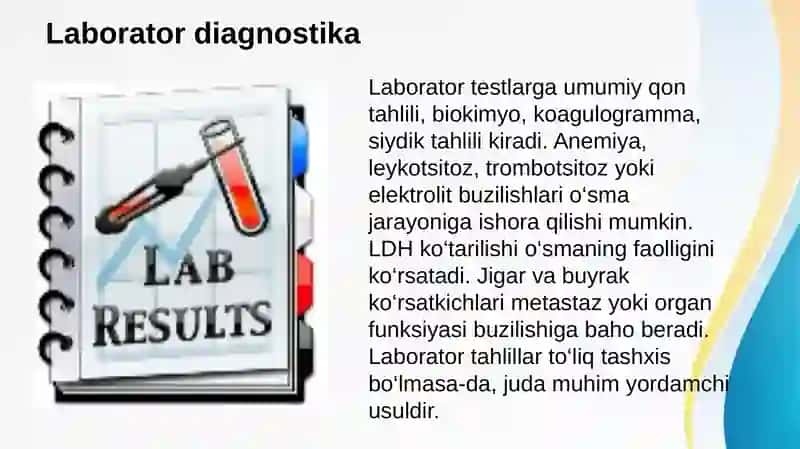 O’sma kasalliklarini diagnostika usullari 4