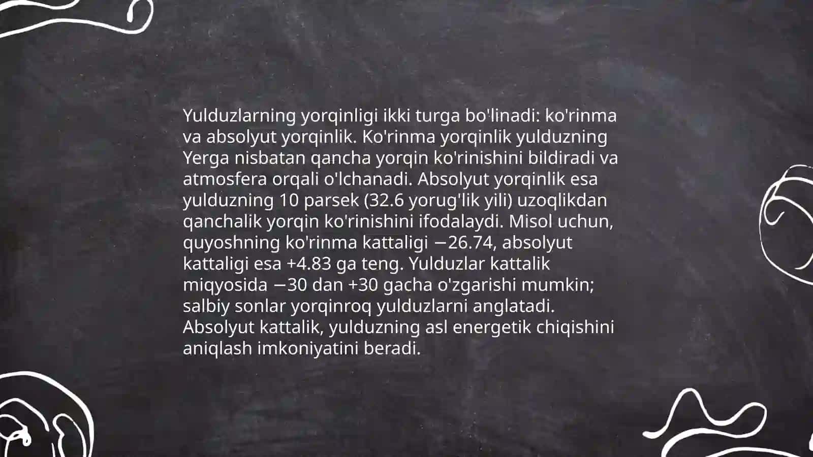Absolyut yulduzlar kattaligi 4