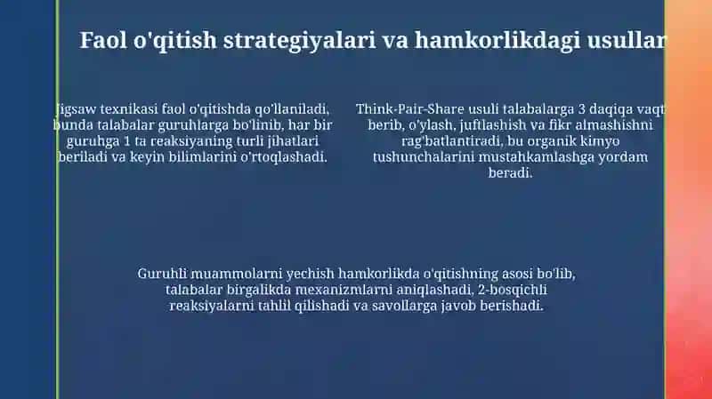 Organikkimyoo'qitishmetodlari 4