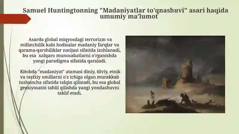 Sivilizatsiyalar toʻqnashuvi 4