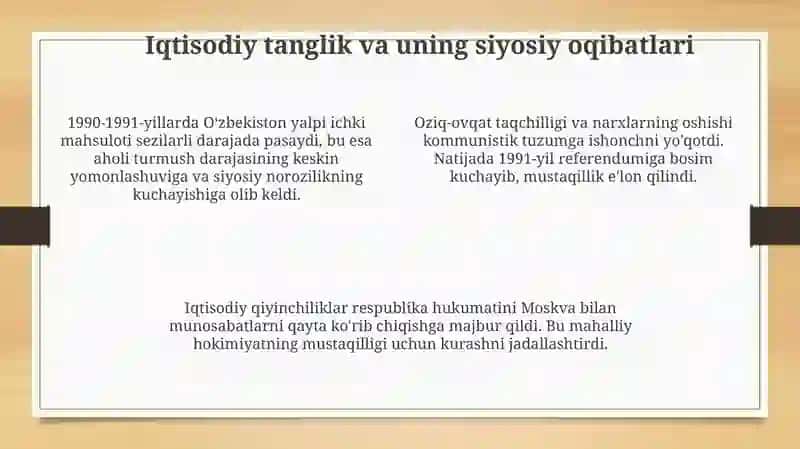 Mustaqillik arafasida siyosiy manzara 4
