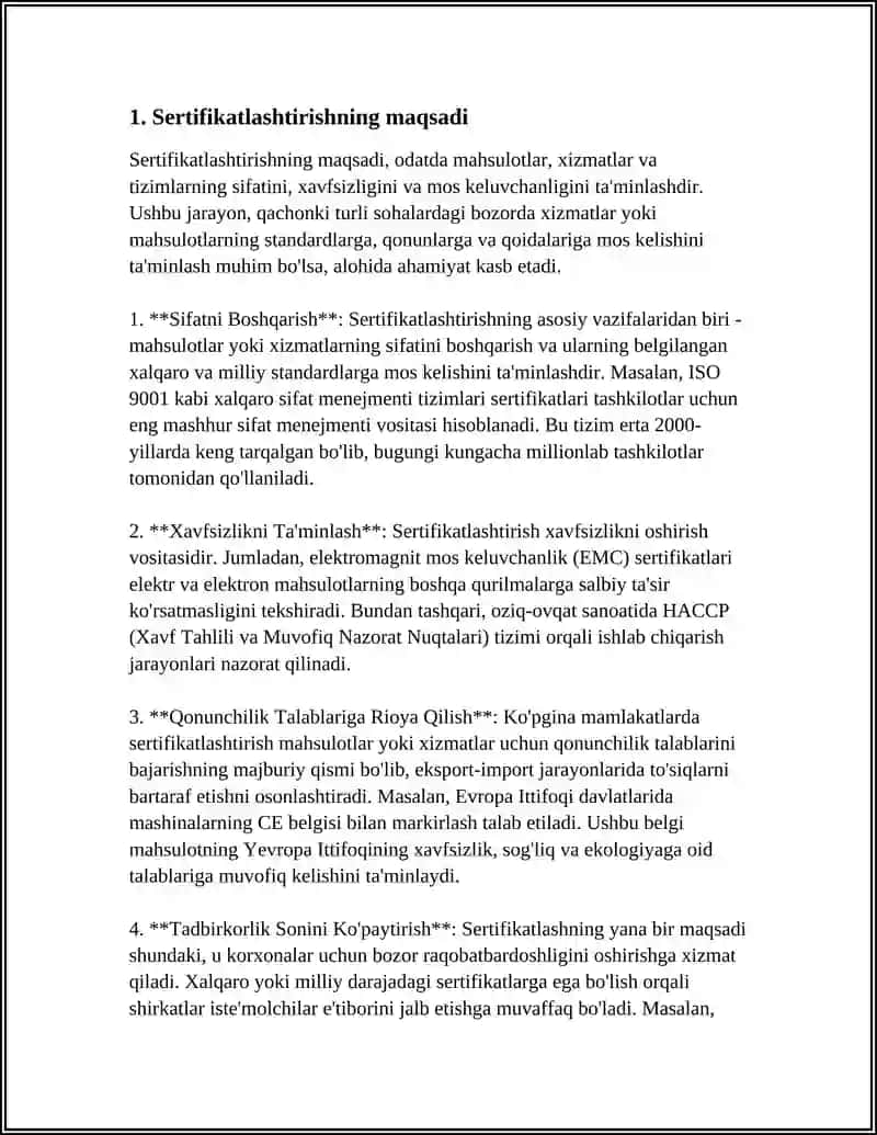 SERFTIFIKATLASHTIRISH VA UNING SXEMALARI 4
