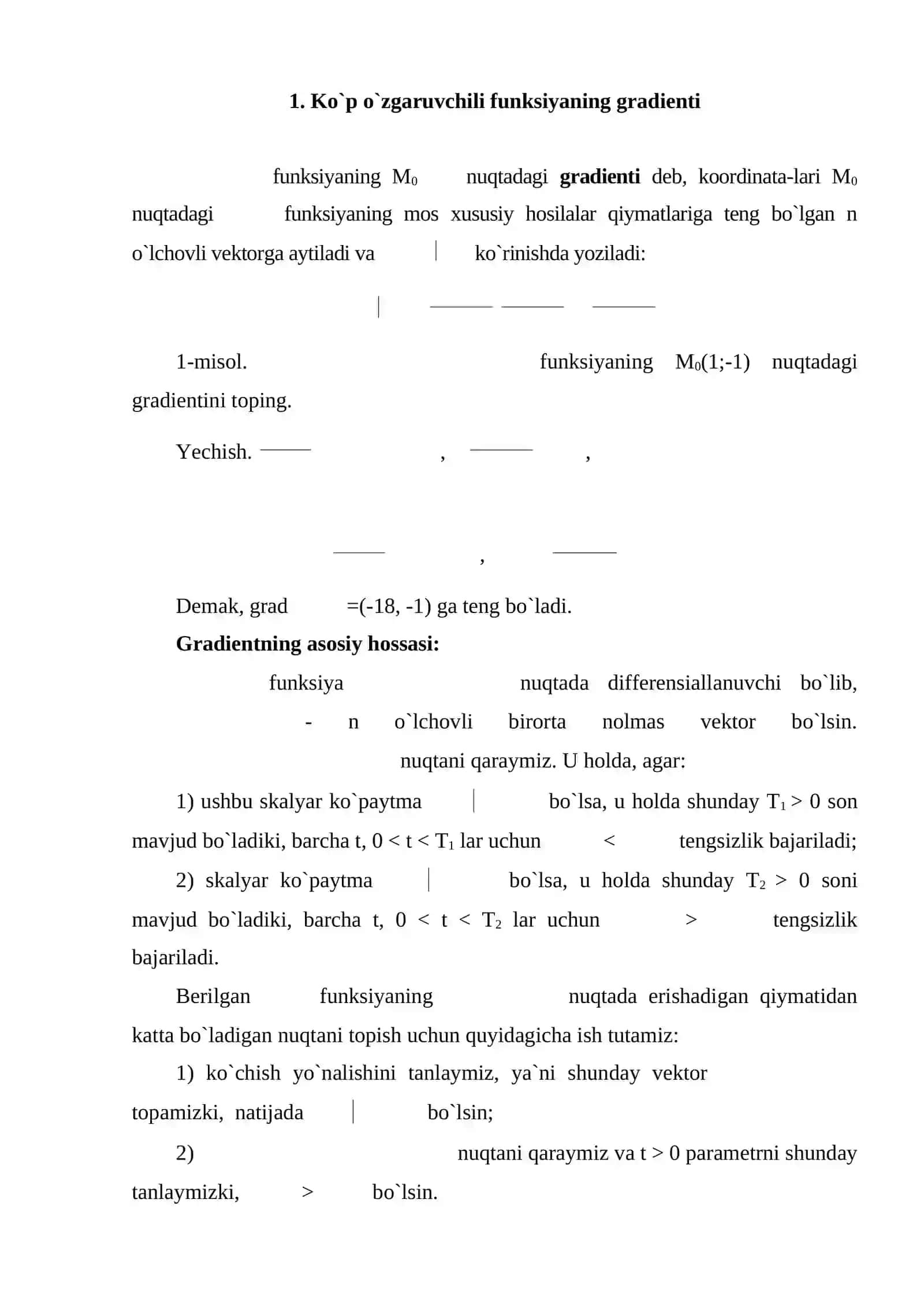 Ko`p o`zgaruvchili funksiyaning differensiali 4
