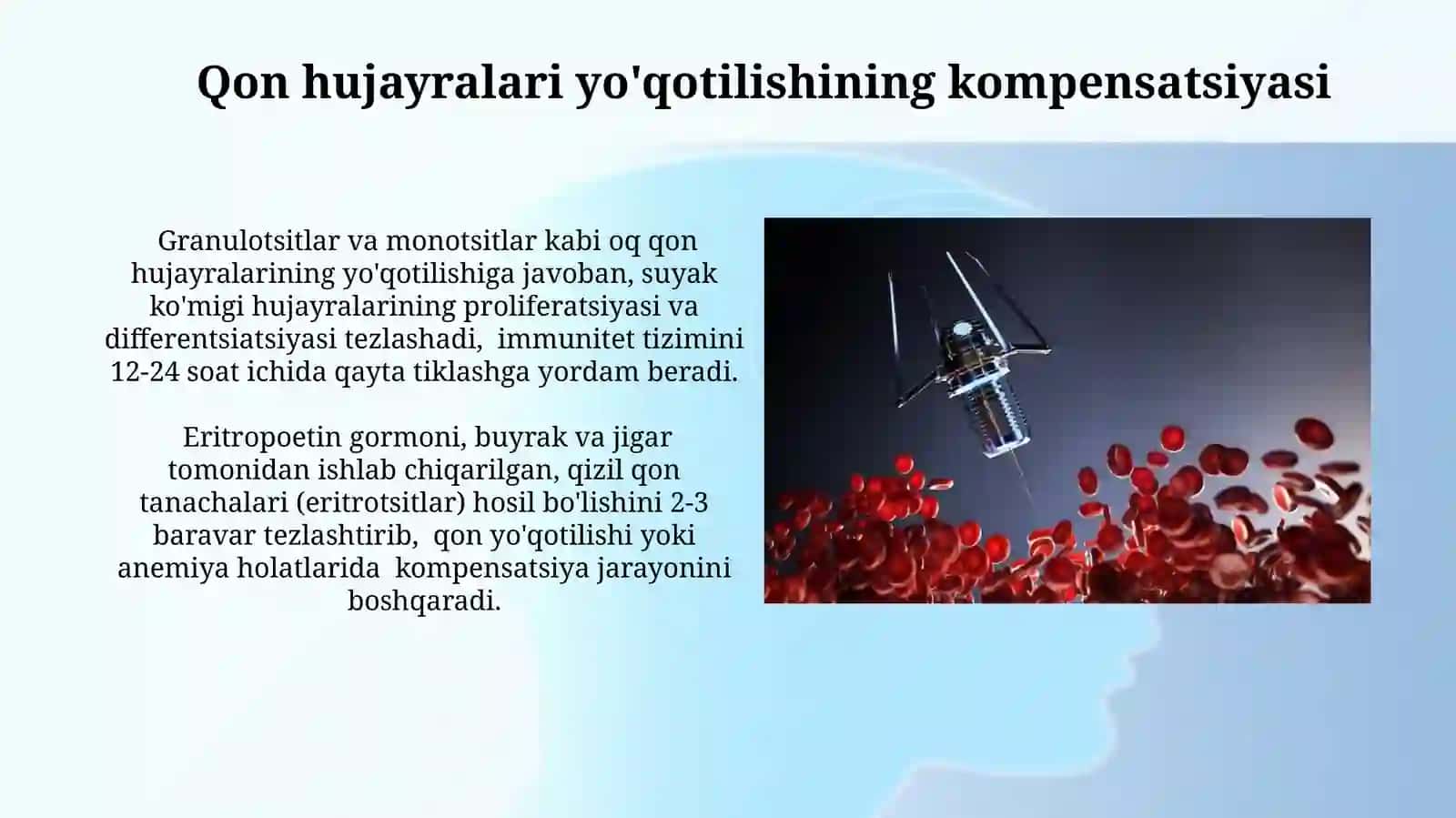 Qon hujayralarining fiziologik va reperativ regeneratsiyasi mexanizmlari 4