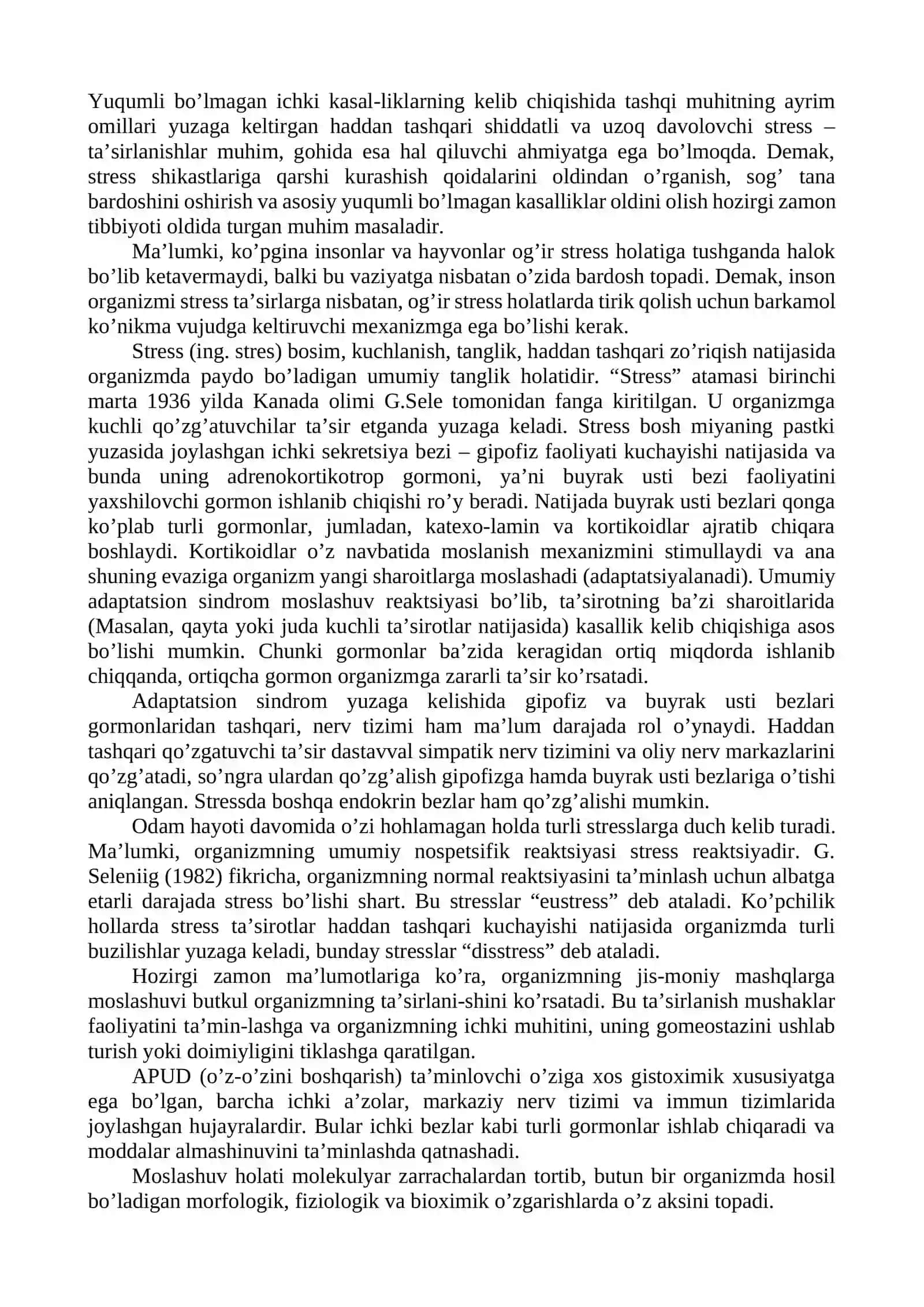 Salomatlik va kasallik to’g’risida umumiy ma’lumot 4