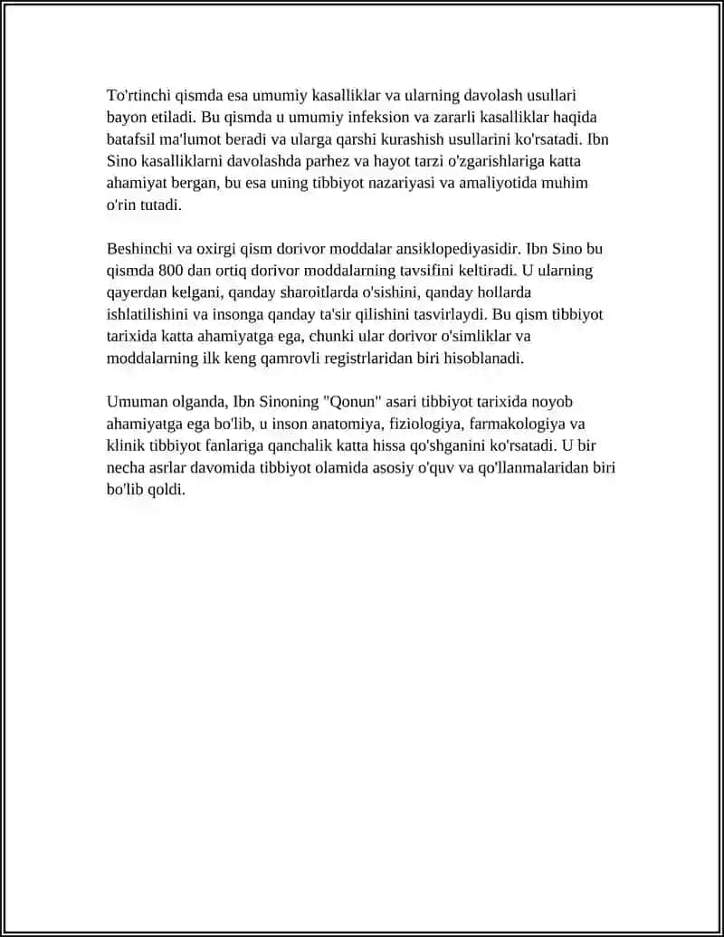 SHARQNING BUYUK ALLOMALARI TIBBIYOT HAQIDA 4