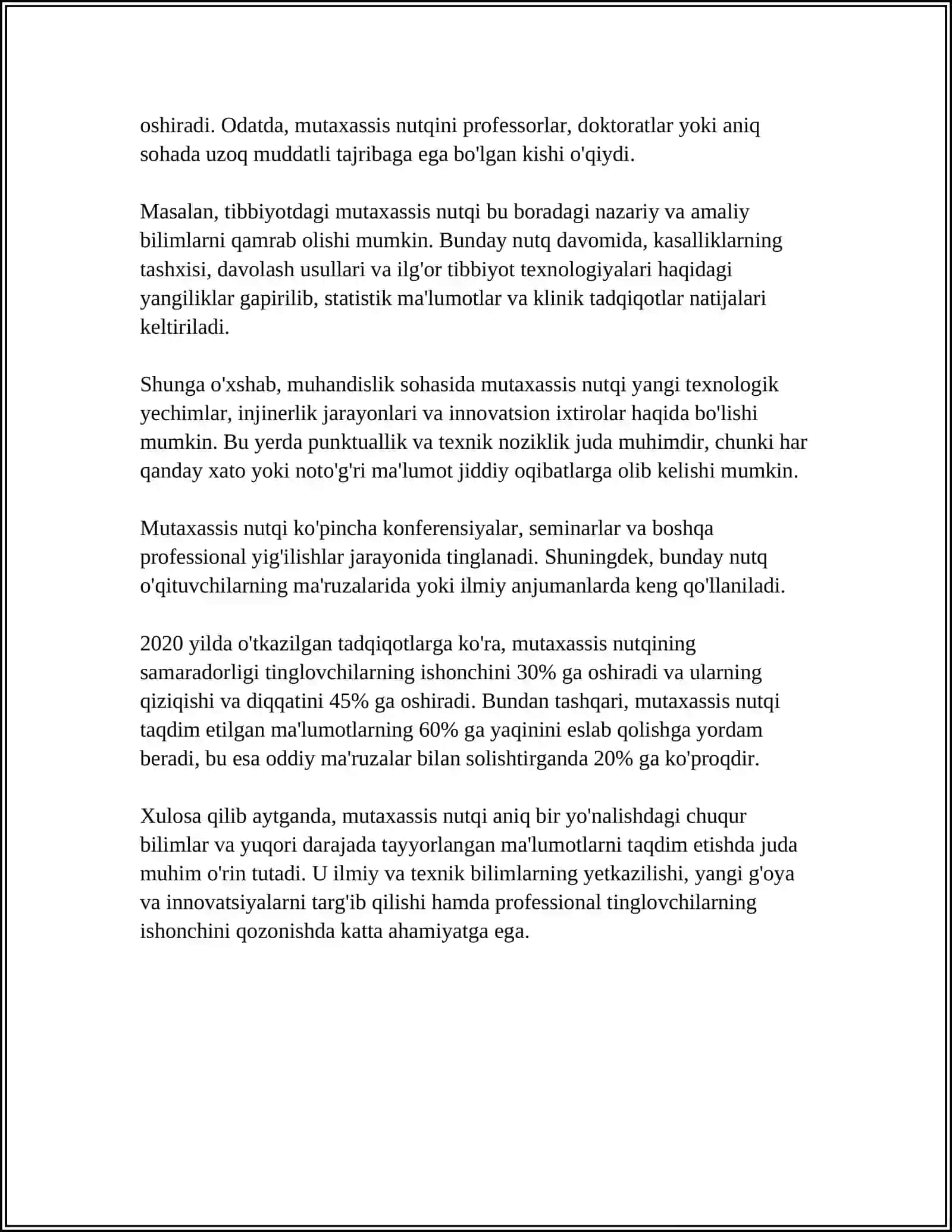 MUTAXASSIS NUTQINING KOMMINIKATIV SIFATLATI 4