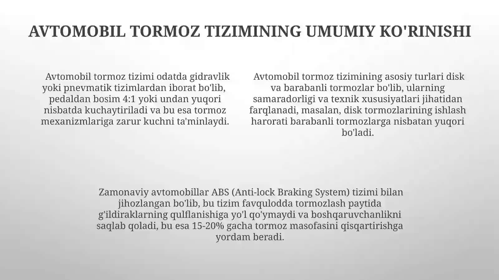 Avtomobiltormizsistemasi 4