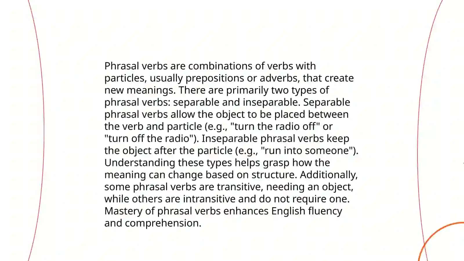 Phrasal verbs 4