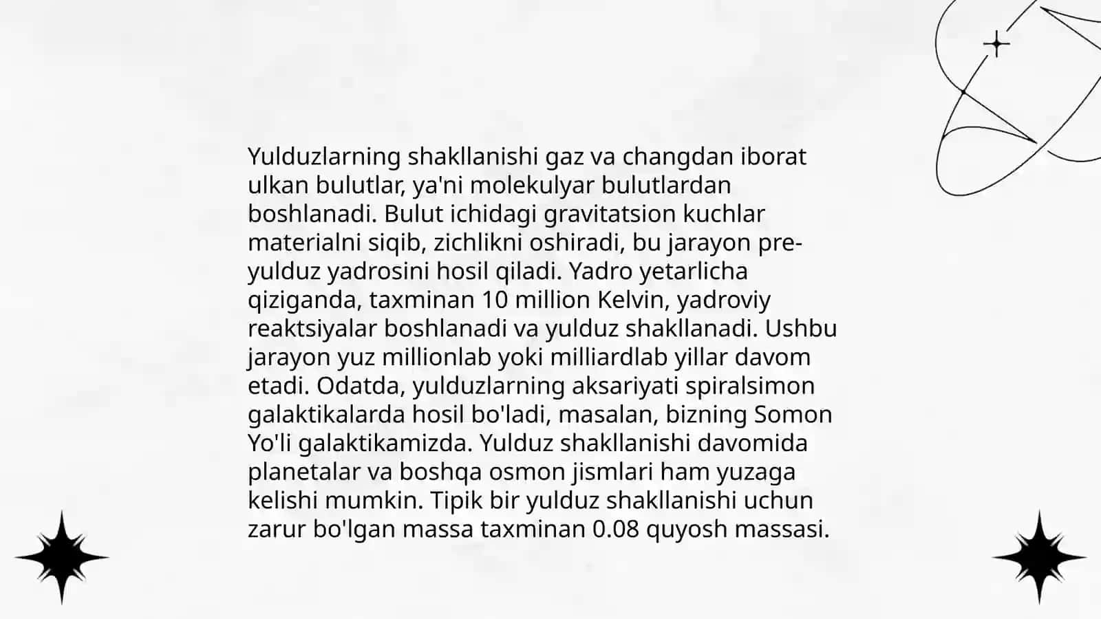 Yulduzlar va yulduz turkumlari 4